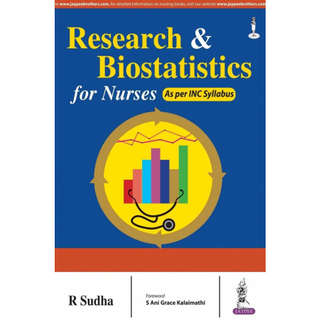 Research and Biostatistics for Nurses book by Sudha R