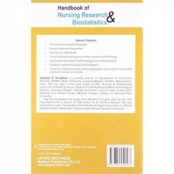 HANDBOOK OF NURSING RESEARCH & BIOSTATISTICS book by Tendolkar - Additional Image 4