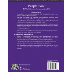 Purple Book: IAP Guidebook on Immunization 2025, 5/E for Pediatricians and PG Pediatric Students | Vaccine Storage, Cold Cha… -