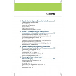 STEP BY STEP READING PENTACAM TOPOGRAPHY (BASICS AND CLINICAL APPLICATIONS) book by Mazen M Sinjab - Back Cover