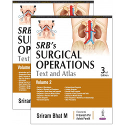 SRB's Surgical Operations: Text and Atlas (2 Vols Set), 3/E for MS/DNB Surgery Postgraduates | 8000+ Photographs, Step-by-St…