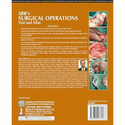 SRB's Surgical Operations: Text and Atlas (2 Vols Set), 3/E for MS/DNB Surgery Postgraduates | 8000+ Photographs, Step-by-St… -