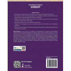 S Das Concise Textbook of Surgery, 12/E for MBBS Final Year Students | 1500+ MCQs with Answers, New Chapters on Oncology, Tr… -
