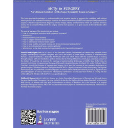 MCQs in Surgery: An Ultimate Solution for the Super Speciality Exam in Surgery book by Vinod Kumar Nigam, Siddharth Nigam - Back