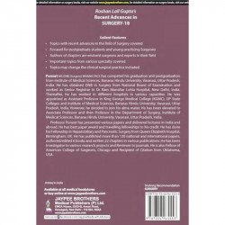 Roshan Lall Gupta's Recent Advances in Surgery (Volume 18) for General Surgery Postgraduates and Practicing Surgeons | AI, I… -