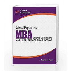 MBA Solved Papers 2017 by Gautam Puri Book-9788183554305