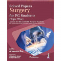 Solved Papers Surgery for PG Students (Topic Wise) book by Arkaprovo Roy - Back Cover