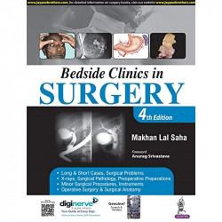 Bedside Clinics in Surgery book by Makhan Lal Saha - Back Cover