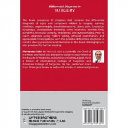 Differential Diagnosis in Surgery book by Mahmoud Sakr - Back Cover