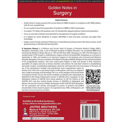 GOLDEN NOTES IN SURGERY book by K Jayarama Shenoy, India Professor and Former Head of Surgery at Kasturba Medical College (K… -