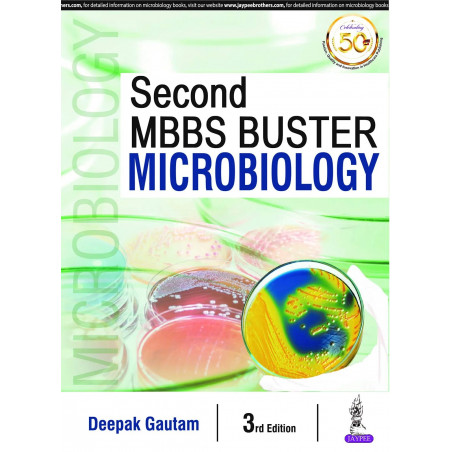 Second MBBS Buster Microbiology book by Deepak Gautam