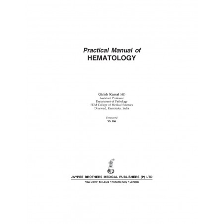 Practical Manual of Hematology book by Girish Kamat