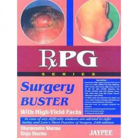 RxPG Series Surgery Buster with High-Yield Facts book by Sharma