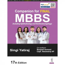 Companion for Final MBBS, 17/E (Including Ophthalmology and Otorhinolaryngology) for RGUHS Karnataka Final Year Students | C… -