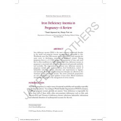 World Clinics: Obstetrics and Gynecology: Anemia (Jun 2018, Vol. 7, No. 1) (POD) book by Mala Arora - Additional Image 7