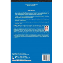 Hospital Waste Management and Its Monitoring book by Sharma Madhuri - Back Cover
