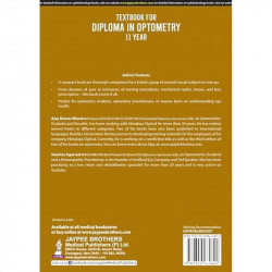 TEXTBOOK FOR DIPLOMA IN OPTOMETRY II YEAR (AS PER THE SYLLABUS & CURRICULUM OF DO) book by AJAY KUMAR BHOOTRA - Additional Image