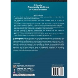 A MANUAL OF COMMUNITY MEDICINE FOR PARAMEDICAL STUDENTS book by DK Mahabalaraju - Additional Image 3