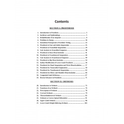 Short Textbook of Prosthetics & Orthotics book by Chinnathurai - Back Cover