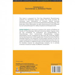 Fundamentals of Electrotherapy & Biomedical Physics, 2/E for BPT Students | Biomedical Physics Textbook with Circuit Diagram… -