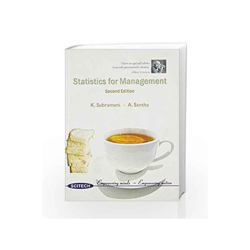 Statistics for Management by Subramani Book-9788183712552