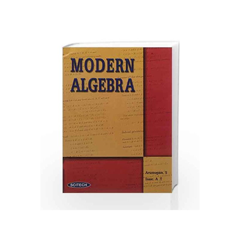 Modern Algebra by Arumugam Book-9788183715416