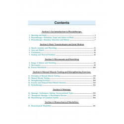 Principles Of Exercises In Physiotherapy book by Sivaram - Back Cover