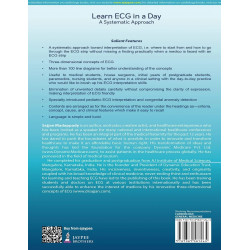 LEARN ECG IN A DAY A SYSTEMATIC APPROACH book by M.D. Madapaddy, Sajjan, M.D. Maben, EVS - Back Cover