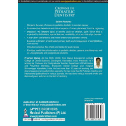 CROWNS IN PEDIATRIC DENTISTRY book by Babaji Prashant - Back Cover