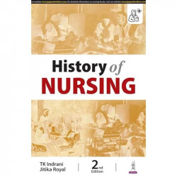 HISTORY OF NURSING book by TK Indrani, Jitika Royal - Back Cover
