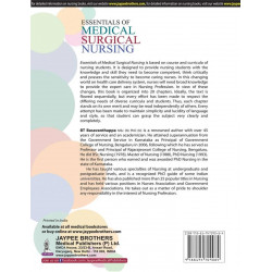 ESSENTIALS OF MEDICAL SURGICAL NURSING book by BT Basavanthappa - Additional Image 3