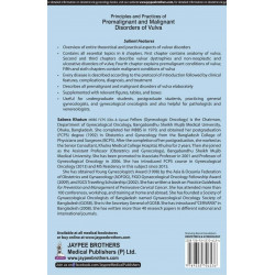 PRINCIPLES AND PRACTICES OF PREMALIGNANT AND MALIGNANT DISORDERS OF VULVA book by Sabera Khatun - Back Cover