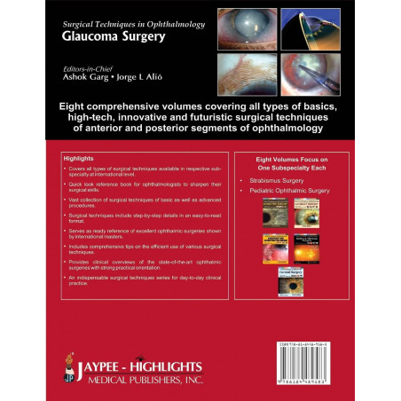 Glaucoma Surgery Surgical Techniques In Ophthalmology book by Garg Ashok