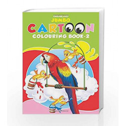 Jumbo Cartoon Colouring Book 2 (Jumbo Cartoon Colouring Books) by Dreamland Publications Book-9788184516944