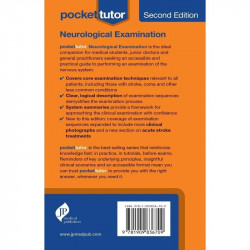 NEUROLOGICAL EXAMINATION POCKET TUTOR book by John Goodfellow - Back Cover