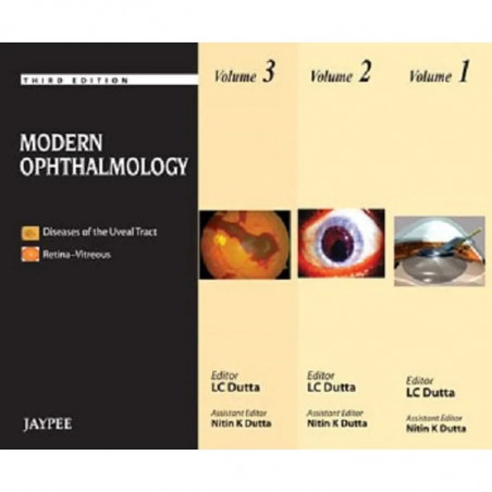 MODERN OPHTHALMOLOGY (3VOLS) book by Dutta