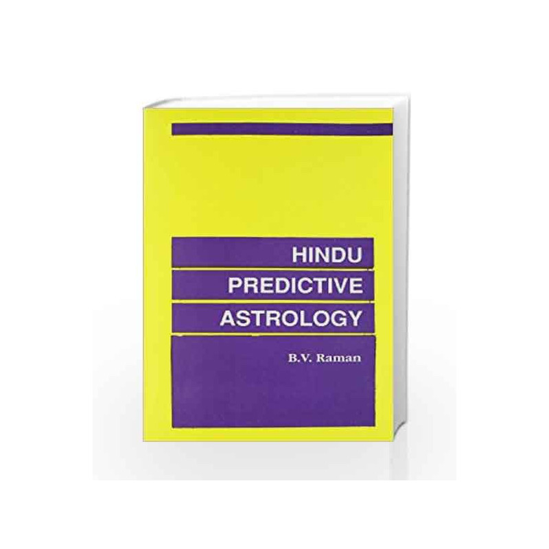 Hindu Predictive Astrology by B.V. Raman Book-9788185273549