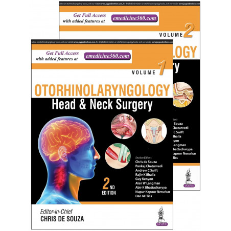 Otorhinolaryngology- Head & Neck Surgery (2 Vol Set) book by Chris de Souza