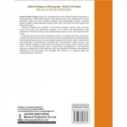 SURGICAL TECHNIQUES IN OTOLARYNGOLOGY-HEAD & NECK SURGERY:HEAD & NECK SURGERY book by Goldenberg, Robert T Sataloff - Additional