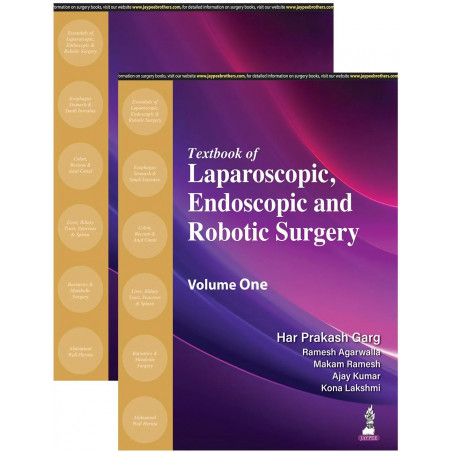 Textbook of Laparoscopic, Endoscopic and Robotic Surgery: Two Volume Set book by Har Prakash Garg, Kona Lakshmi Ramesh Agarw…