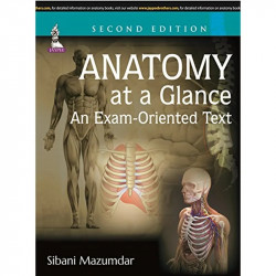 (OLD EDITION) Anatomy at a Glance an Exam-Oriented Text book by Mazumdar Sibani - Back Cover