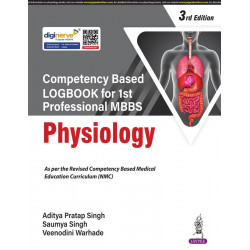 Competency Based Logbook for 1st Professional MBBS Physiology, 3/E for MBBS 1st Year Students | NMC CBME Practical Record wi…