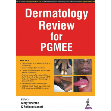 DERMATOLOGY REVIEW FOR PGMEE book by Vineetha Mary