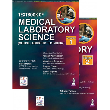 Textbook of Medical Laboratory Science (Medical Laboratory Technology) for BSc MLT and DMLT Students | 2 Vols Set with Hemat…