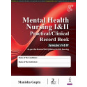 Mental Health Nursing I & II Practical/Clinical Record Book, 2/E for BSc Nursing 5th & 6th Semesters | Complete Psychiatric…