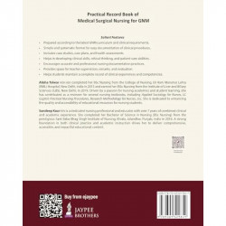 Practical Record Book of Medical Surgical Nursing for GNM Students | Clinical Documentation Logbook with Care Plans and Case… -