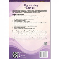Pharmacology for Nurses, 6/E for BSc Nursing Semester III & IV Students as per Revised INC Syllabus | Semester-wise Reorgani… -