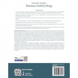 Inderbir Singh's Human Embryology with Clinically Integrated Approach, 15/E for MBBS Students | NMC CBME-Aligned Textbook wi… -