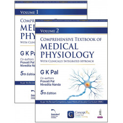 Comprehensive Textbook of Medical Physiology (2 Vol Set), 5/E for MBBS Students | Clinically Integrated Approach with 200+ C…