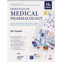 KD Tripathi's Essentials of Medical Pharmacology, 10/E for MBBS 2nd Year Students | NMC CBME-aligned Core Pharmacology Textb…